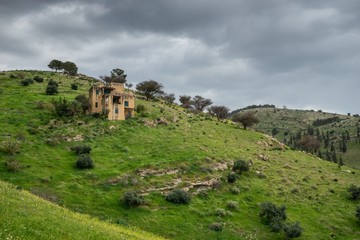 Fototapeta premium House in the Hills near Pella, Jordan