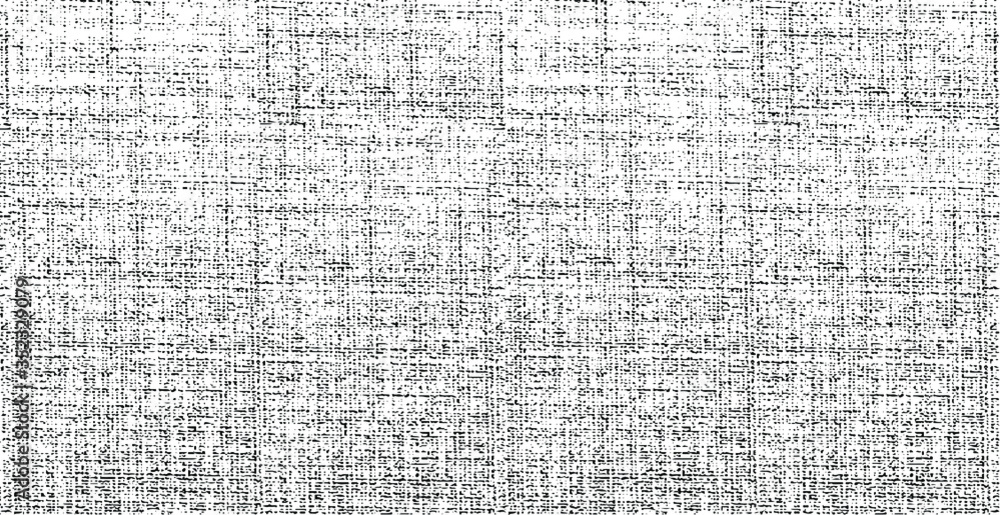 Aufkleber distressed fabric texture. vector texture of weaving fabric. grunge background. abstract halftone ve