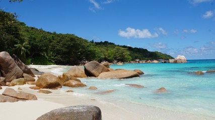 tropical seychelles island