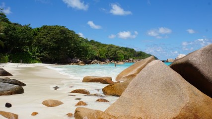 tropical seychelles island