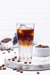 Espresso tonic, trendy coffee drink