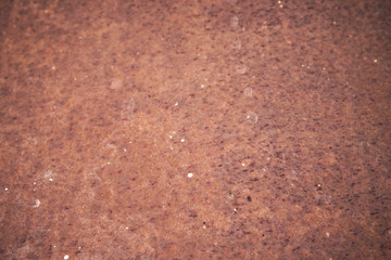 Image of a metallic background totally rusted by time
