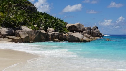 tropical seychelles island