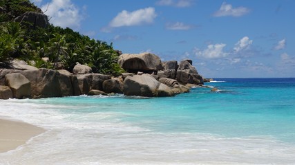 tropical seychelles island
