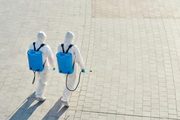 We care for you. Sanitization, cleaning and disinfection of the city due to the emergence of the...