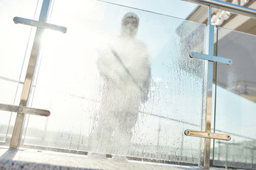 Better than clean. Sanitization, cleaning, disinfection of the city due to the emergence of the...