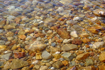 Dead Sea transparent bottom