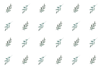 Seamless pattern with grass