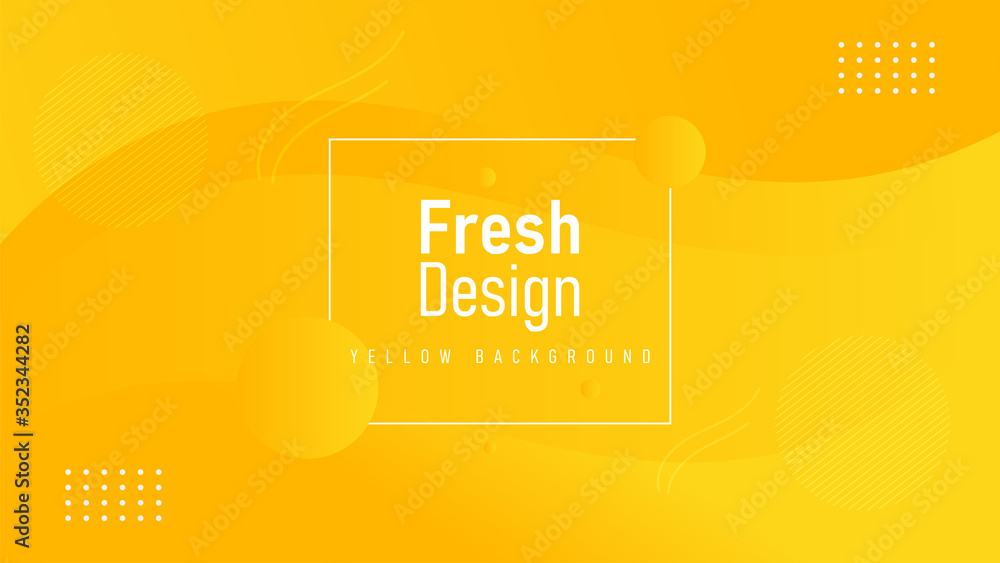 Poster creative minimal fresh design geometric background space. dynamic shapes composition.trendy gradient
