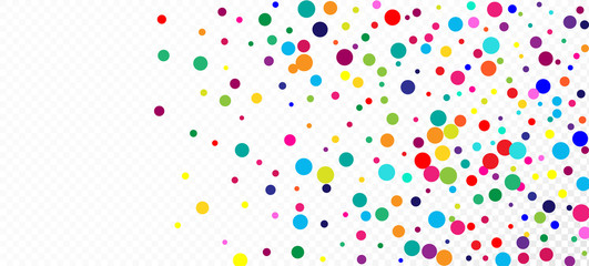 Rainbow Confetti Trendy Vector Wallpaper. 