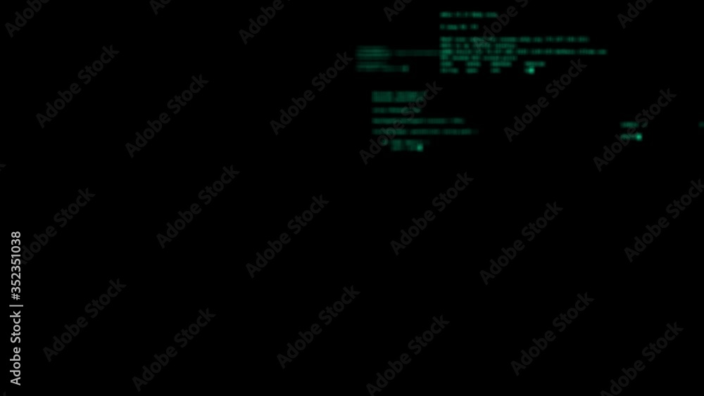 Aufkleber Screens of programming. Programming language. System engineering.