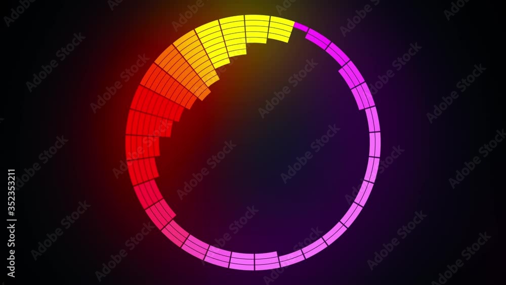 Poster music equalizer, audio waves or sound frequency in lines, computer generated. 3d rendering modern ba