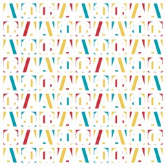 Beautiful of Colorful Letter A, Repeated, Abstract, Illustrator Pattern Wallpaper. Image for Printing on Paper, Wallpaper or Background, Covers, Fabrics