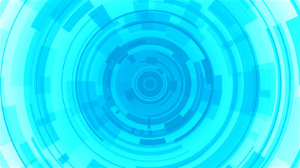 Circle white blue bright technology Hi-tech background. Abstract graphic digital future concept design.