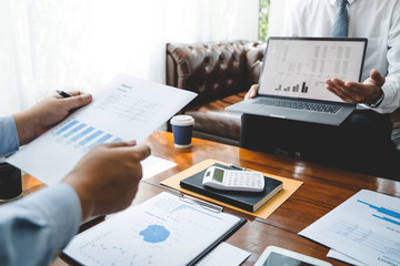 Business start up marketing brainstorming in co working office.