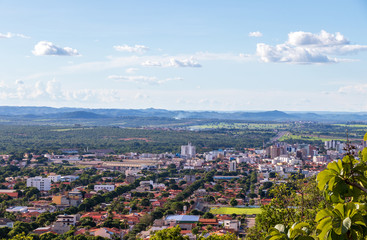 Vista parcial da cidade de Unaí, Minas Gerais, Brasil.