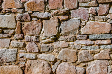 Stone wall as a background or texture