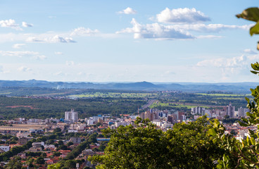 Vista parcial da cidade de Unaí, Minas Gerais, Brasil.