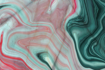 Marble ink colorful. Green marble pattern texture abstract background. can be used for background or wallpaper