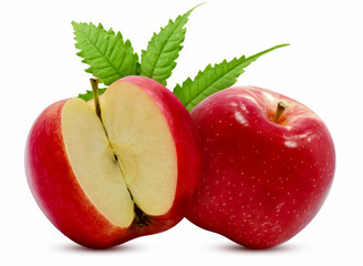 Fresh Apple fruit isolated on white background
