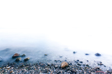 Long Exposure water and stones