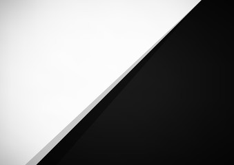 Abstract grayand black overlap vector background, Can be used in artwork design