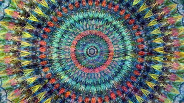 Beautiful Original Art therapy moving footage. Seamless loop psychotherapy. Geometric patterns to find or restore a sense of healthy mental balance. For yoga specialist, astrology, art therapist.