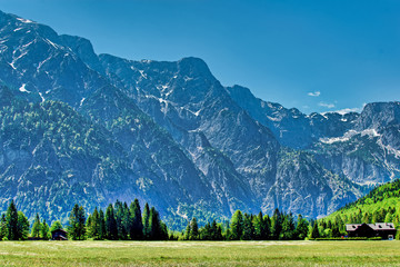 mountain landscape in the alps, Grünau Austria