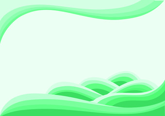 abstract curve pattern background with copy space, Wave Abstract Background. For Design Flyer, Banner, Landing Page. Vector Illustration with Color Gradient