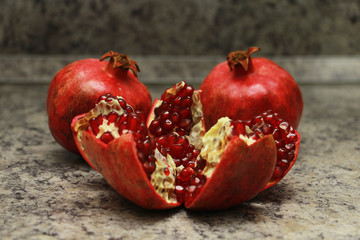 red pomegranate