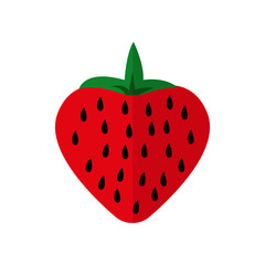 Fototapeta premium strawberry isolated on white background