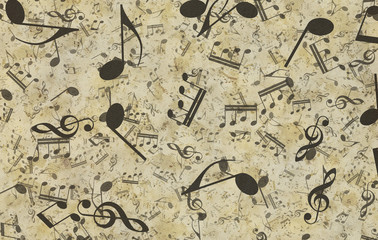 Grunge musical background.