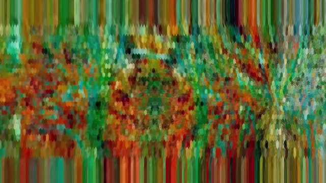 Slow Motion Dreamlike Psychedelic Blur footage background of motion surface of trendy colorful original Abstraction Art pattern flow. Moving Seamless loop psychotherapy.
