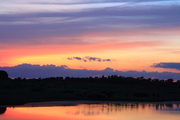 Pond Sunset