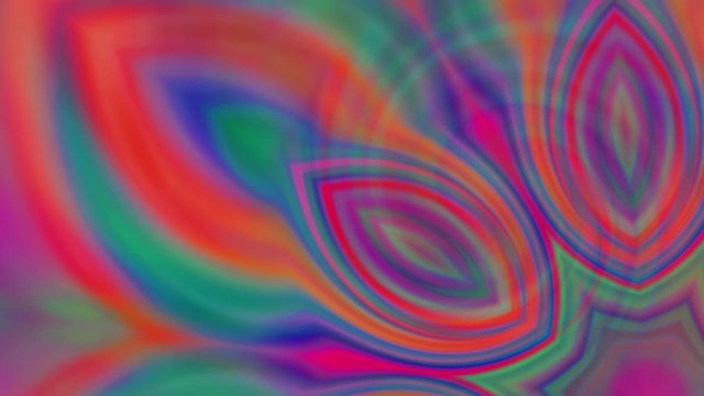 Fabulous Dreamlike Psychedelic Blur footage background of motion surface of trendy colorful original Abstraction Art pattern flow. Moving Seamless loop psychotherapy.