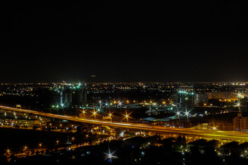 Fototapeta na wymiar night view of the city of budapest