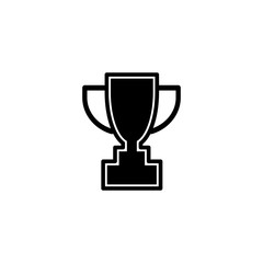 Trophy icon design logo vector template illustration
