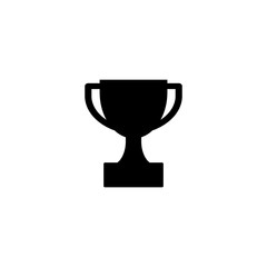 Trophy icon design logo vector template illustration