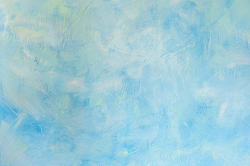 blue spotted cement old wall