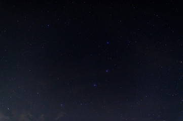 Fototapeta na wymiar Sky and clouds and stars at night