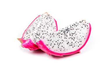 dragon fruit with isolated background.