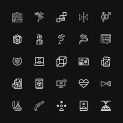 Editable 25 brand icons for web and mobile