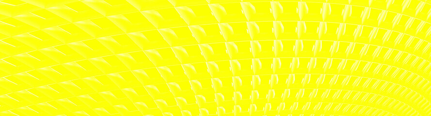 Obraz premium 3d ILLUSTRATION, of yellow abstract mesh design background, triangular texture, wide panoramic for wallpaper, 3d yellow background mesh and net design