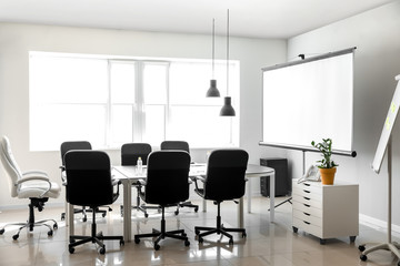 Interior of stylish modern office