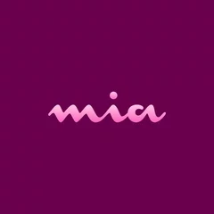 Fototapeten MIA Logo. Feminine Logo. Letter Logo Wordmark Logo. © ndoqindo