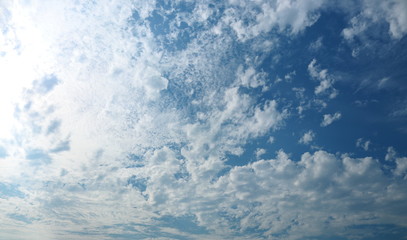Sky and clouds background