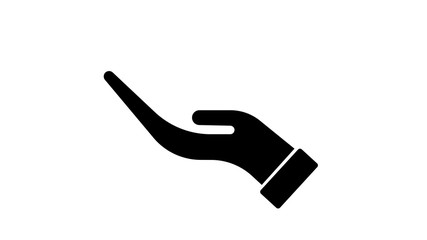 Isolated  illustration of human hands