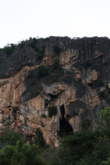 Obraz premium Cliffs and mouths of mountains in Thailand 