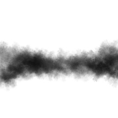 smoke on white background