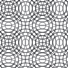 Vector geometric pattern. Seamless braided linear pattern.